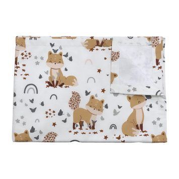 Непромокаемая многоразовая пеленка (ранфорс + махровая мембрана), 100% хлопок "Лисичка" 2200 фото